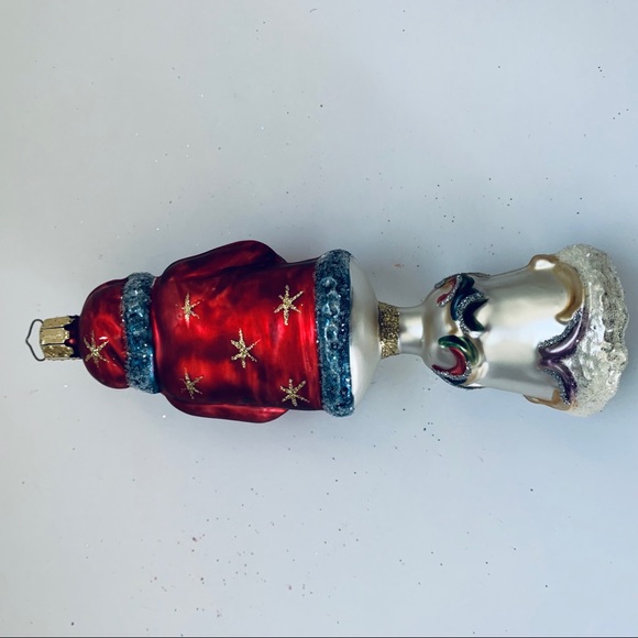 Vintage Germany Santa Bell Glass Ornament - Picture 8 of 8